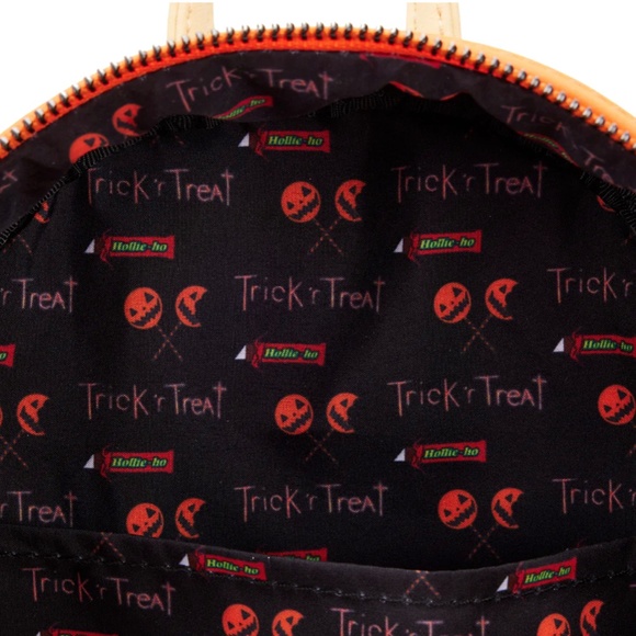 Loungefly Trick 'r Treat Sam Cosplay Mini Backpack and Wallet - Picture 5 of 6